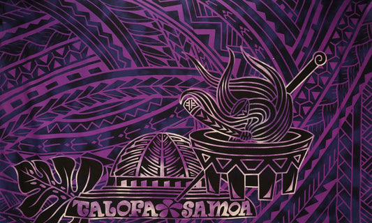 Talofa Samoa Kava Bowl Sarong