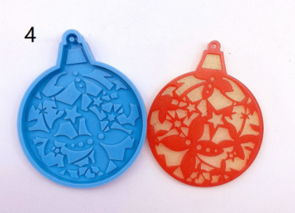 Mold - Christmas Ornament Silicone Mold