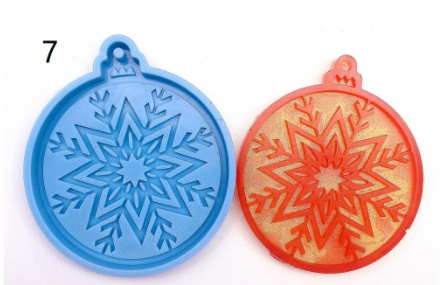 Mold - Christmas Ornament Silicone Mold