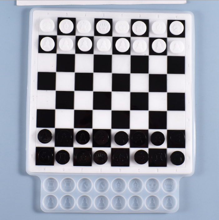 Mold - Chess Board 3D Silicone Mold B9