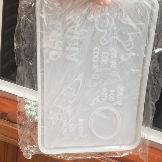 Mold - Christmas Santa Tray Silicone Mold