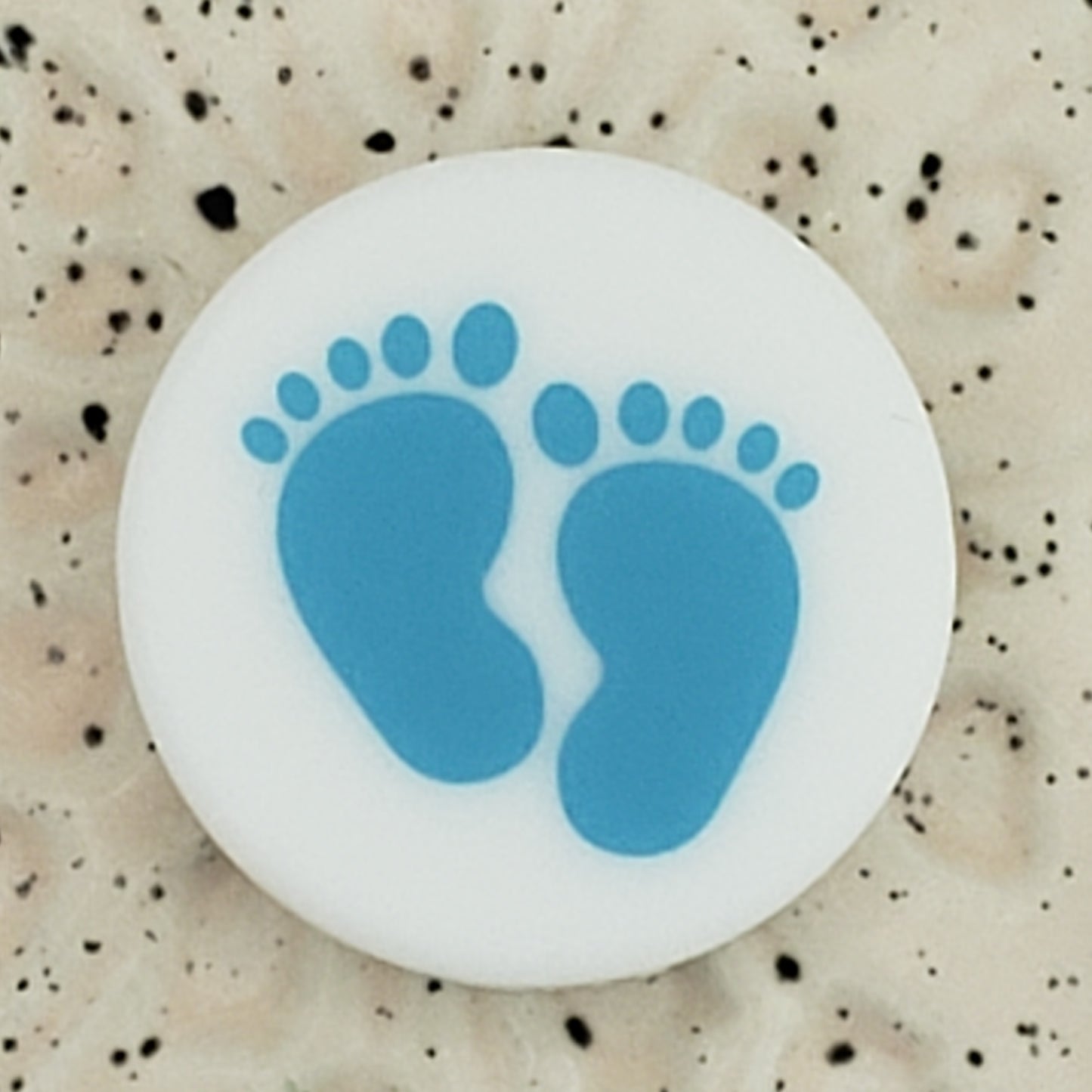 Baby - Feet Blue Printed Silicone Focal 9501