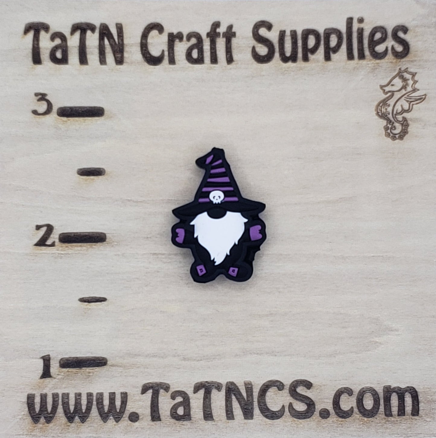 Gnome Purple Hat Silicone Focal