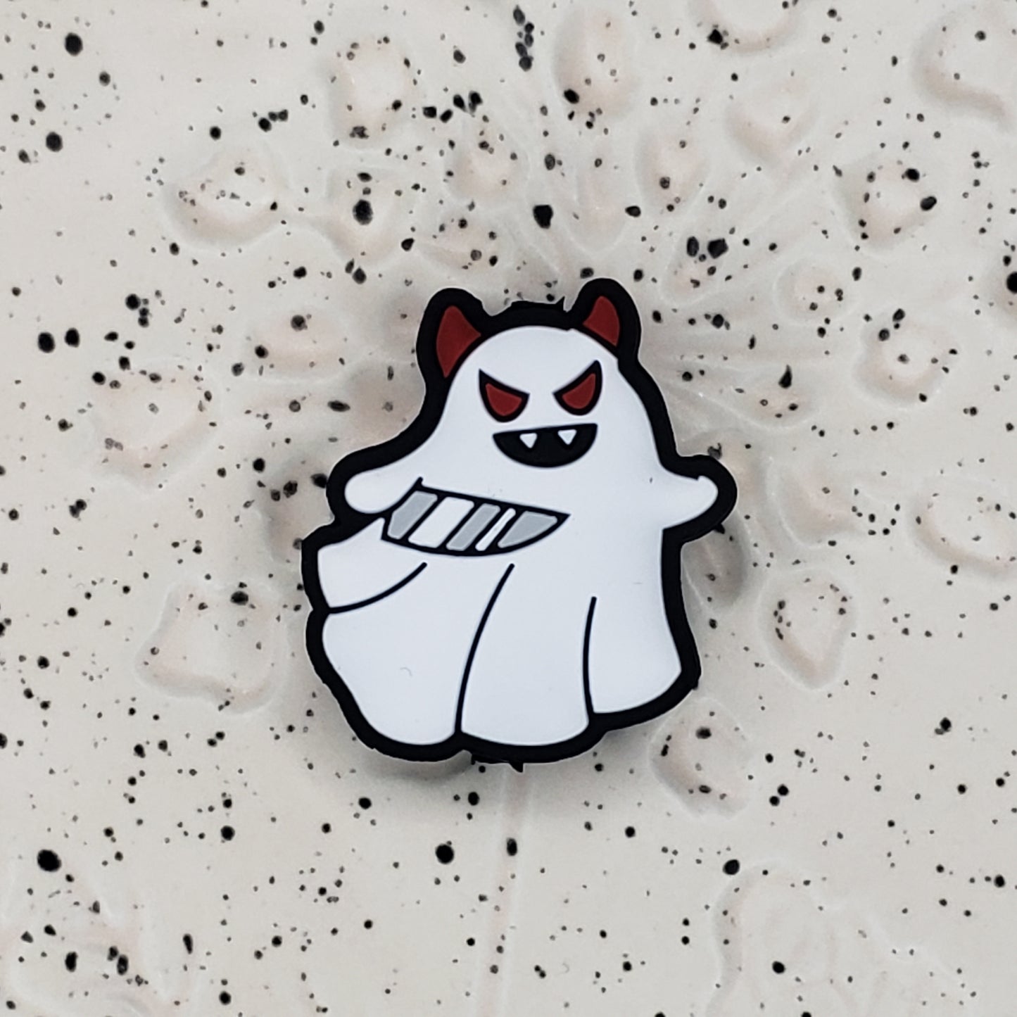 Halloween - Ghost with a Knife Silicone Focal 15029