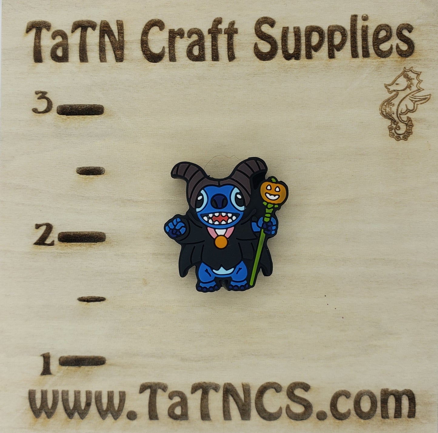 Disney - Stitch Maleficent Silicone Focal - 5 Count
