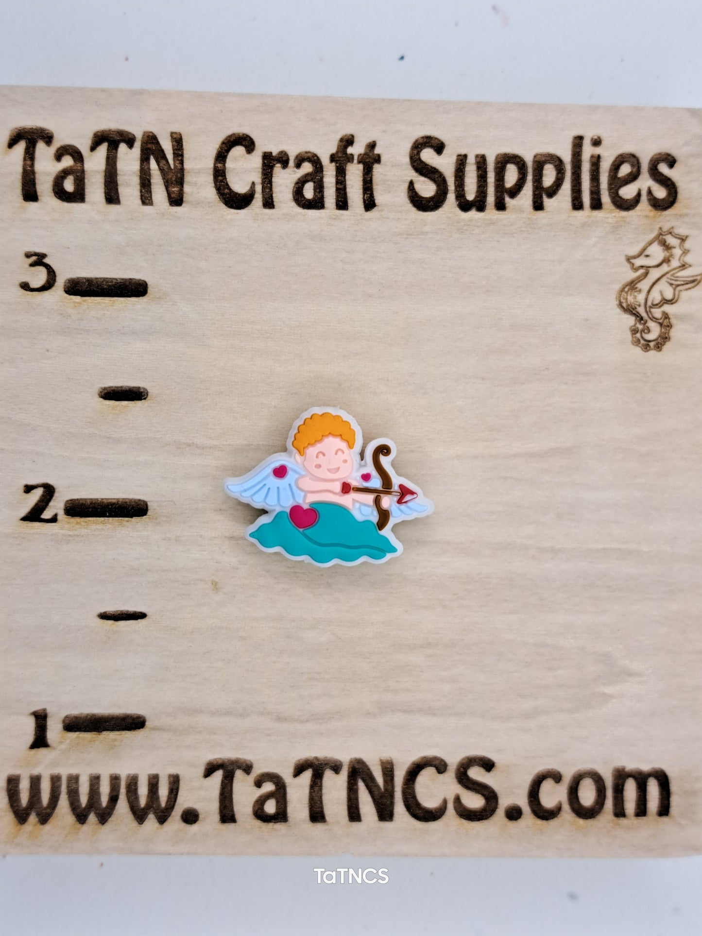 Valentine - Cupid Silicone Focal - 5 Count