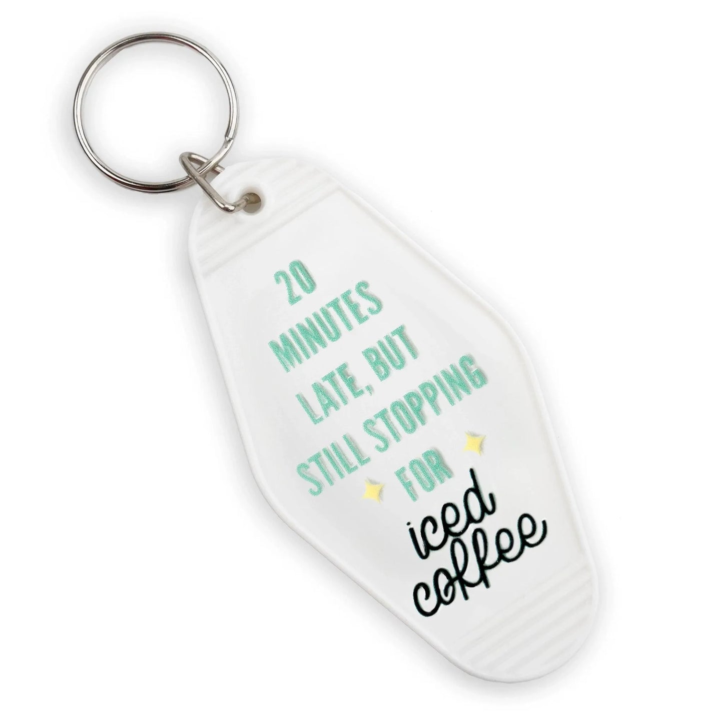 Master Maker Crafts - UV DTF Decal - 20 Late Iced Coffee 4 Set 2" (Keychain NOT Inclued)