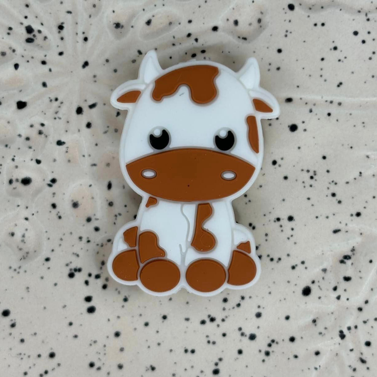 Animal - Cow Baby Brown Silicone Focal 0029