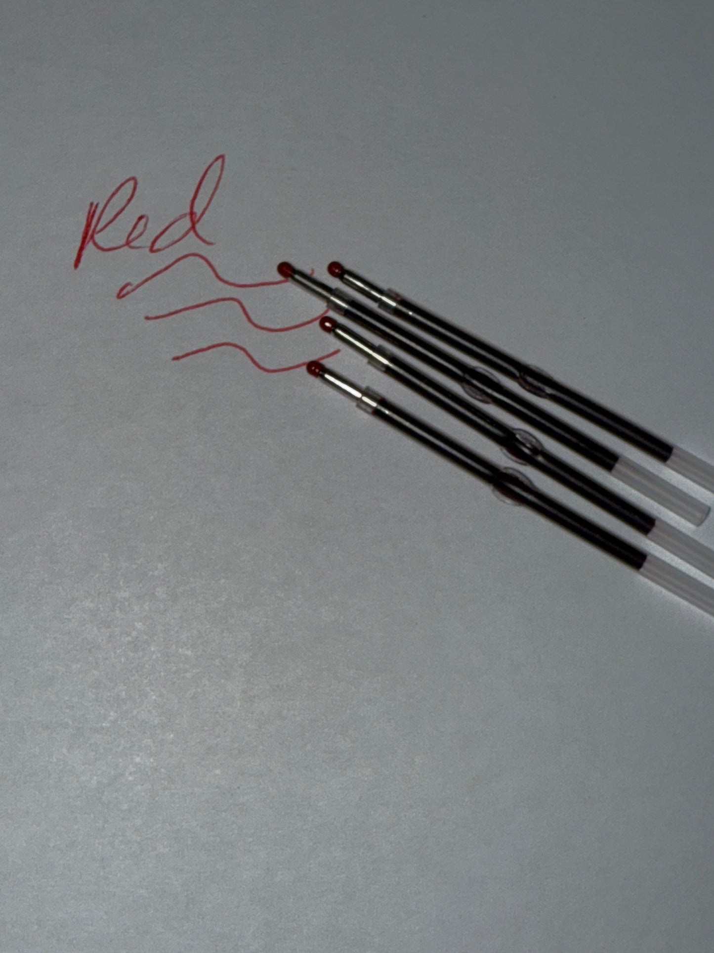 Ink Refill for Plastic Pens Red Ink - 10 pack