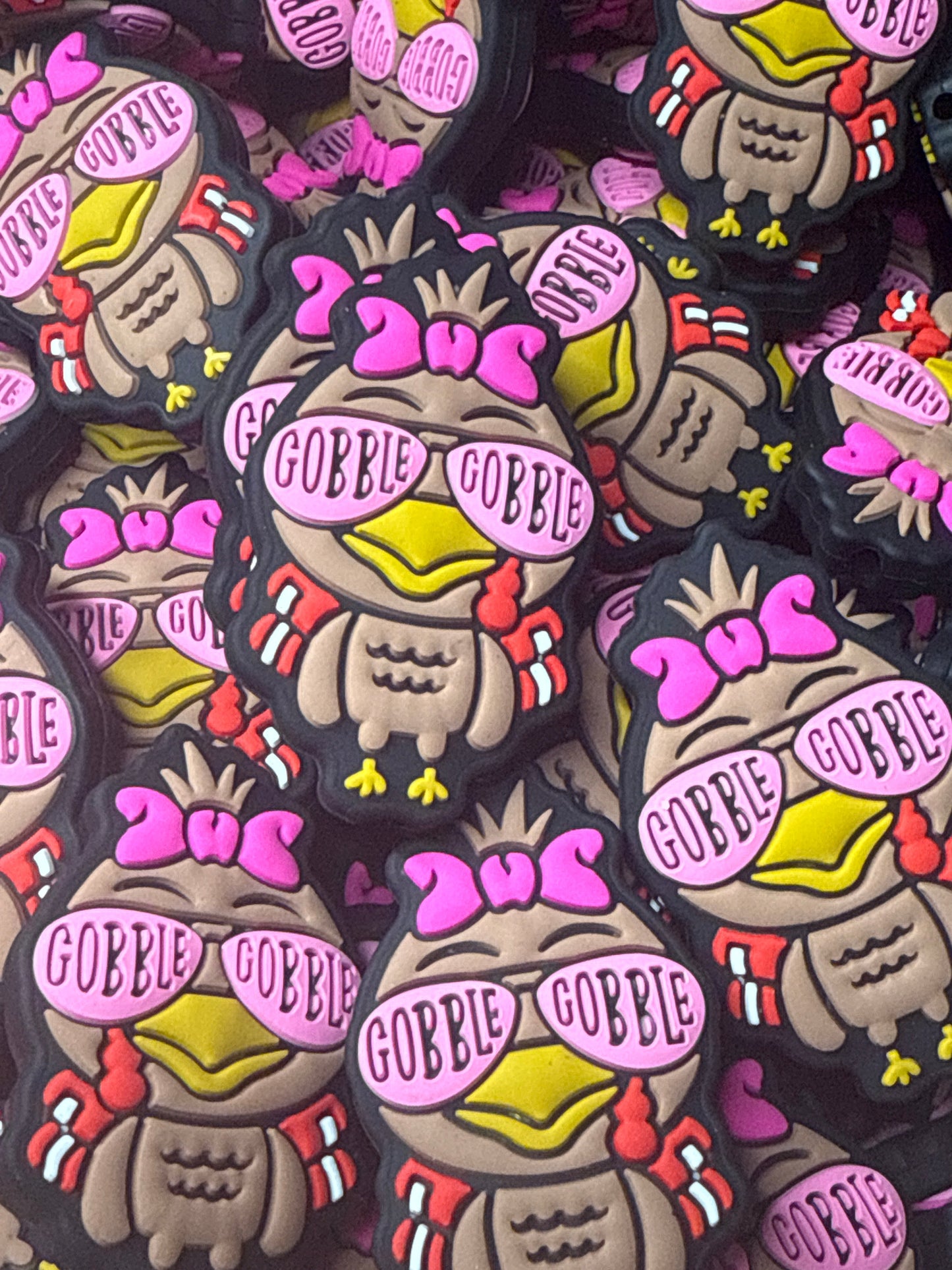 Turkey Girl Gobble Silicone Focal - Public Collab with Chez Molds