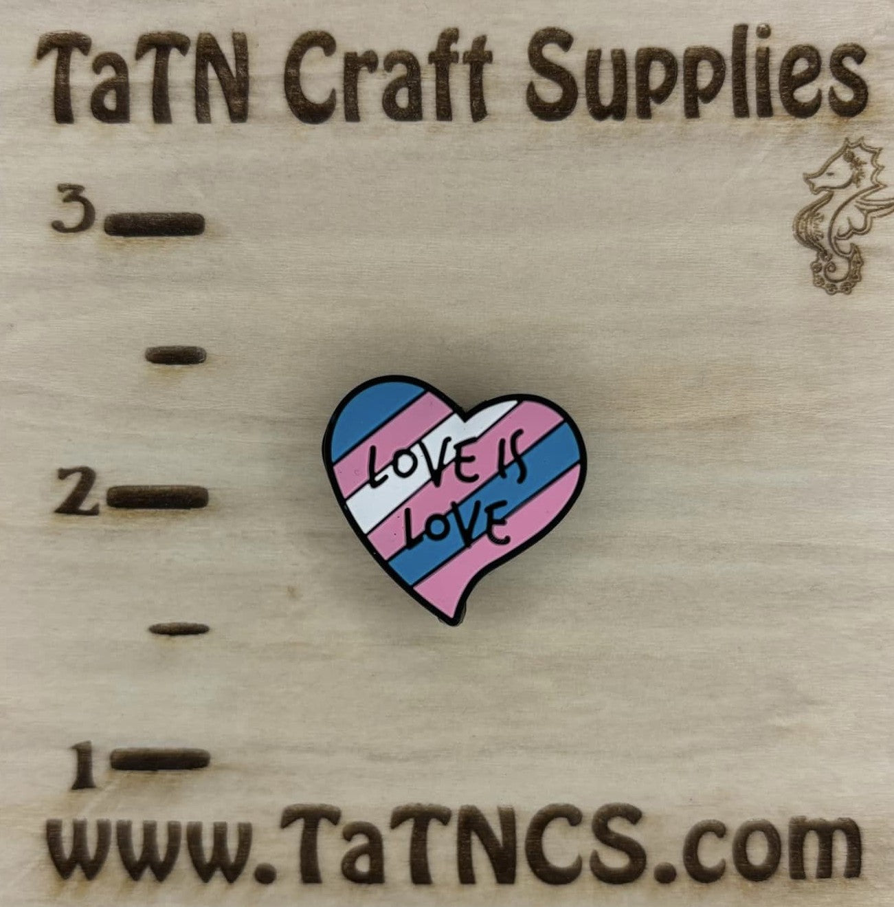 Awareness - Pride - Love is Love Silicone Focal