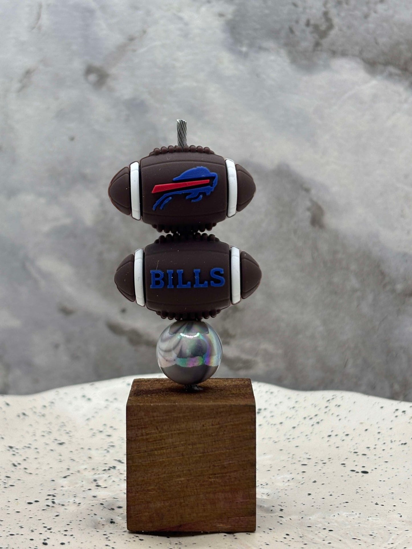 0098 - Football - 3D Football Buffalo Bills Silicone Focal