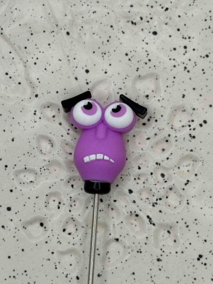 0211 - Movie - Pixar - Inside Out - Fear 3D Silicone Topper