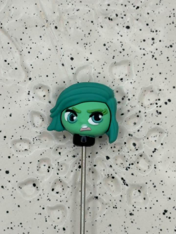 0215 - Movie - Pixar - Inside Out - Disgust 3D Silicone Topper