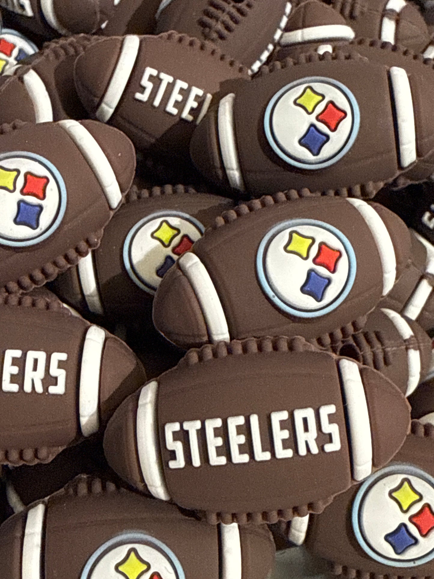 PublicSteelers 3D Football Silicone Focal