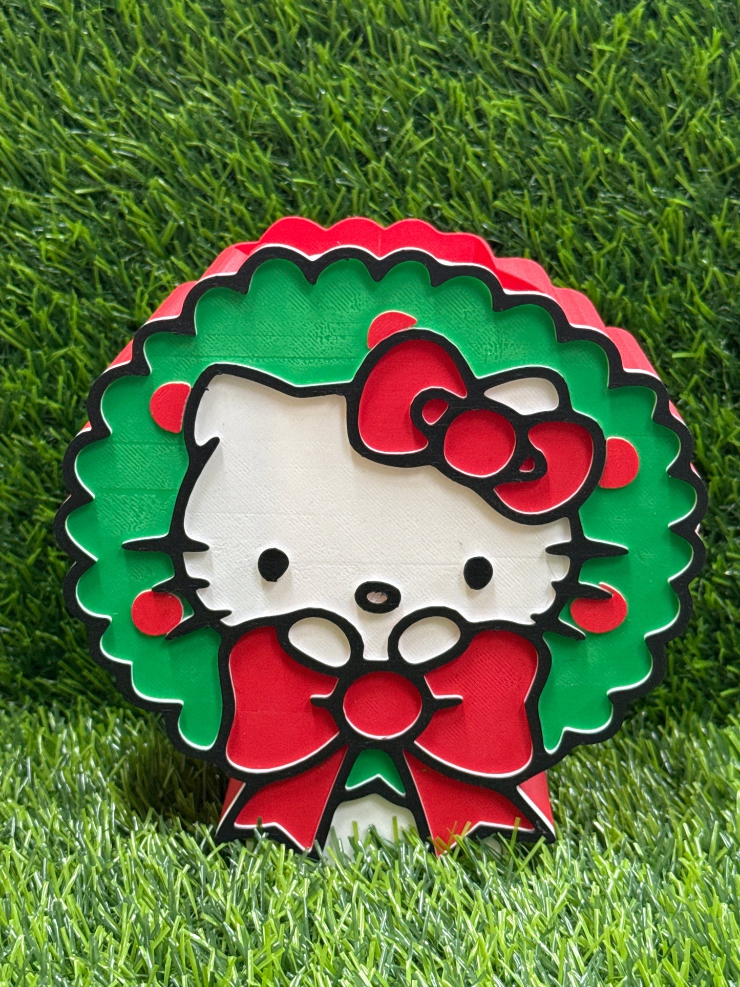 Hello Kitty Wreath Bath and Body Works Soap Holder 3D Printed