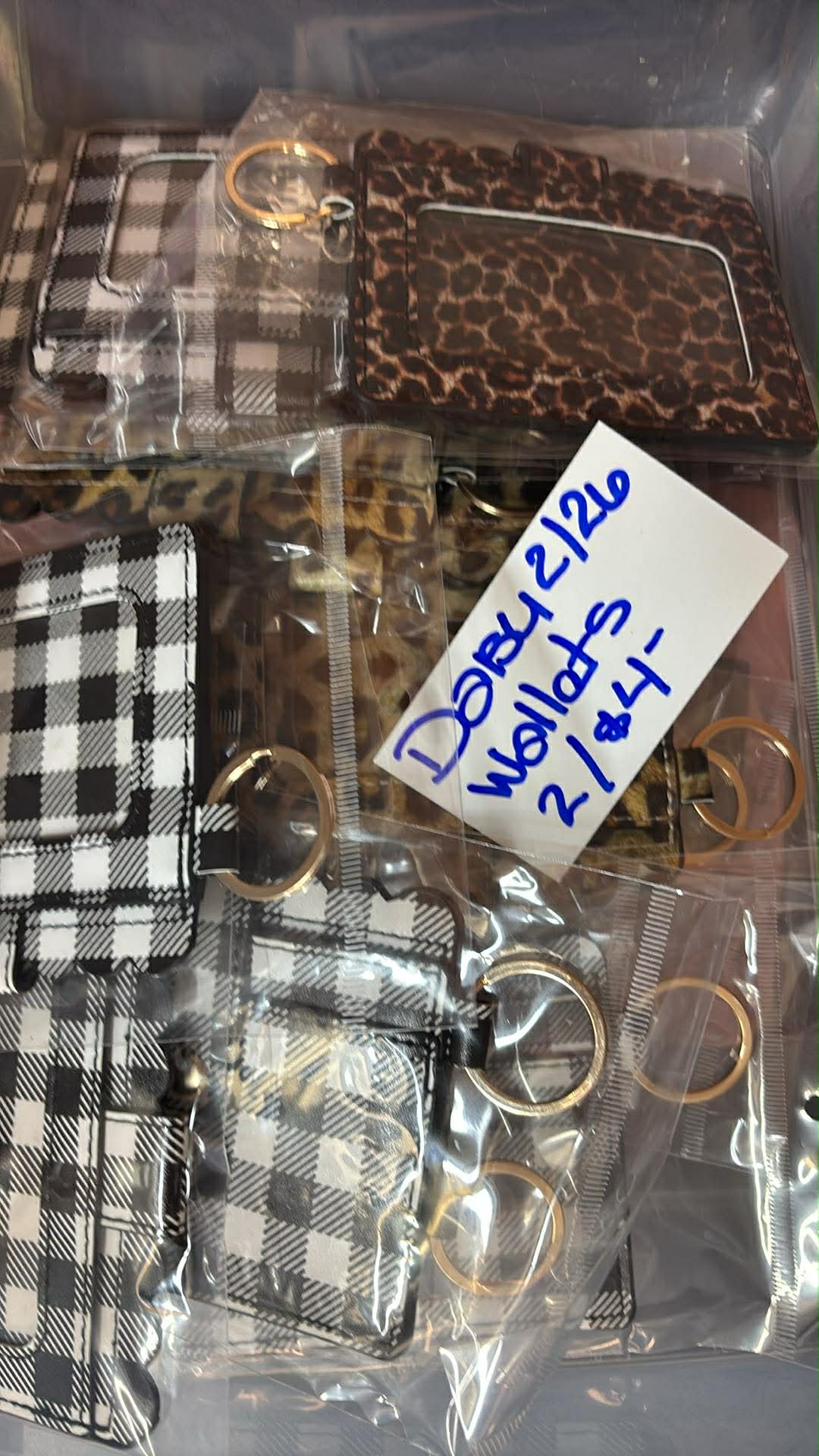 **SOLD OUT** Random assortment of Card Holder 2/ $4.00 + shipping