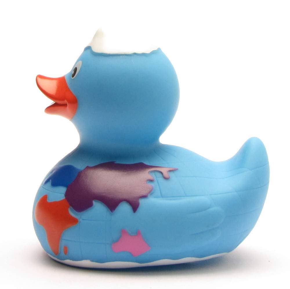 Planet Earth rubber duck - rubber duck