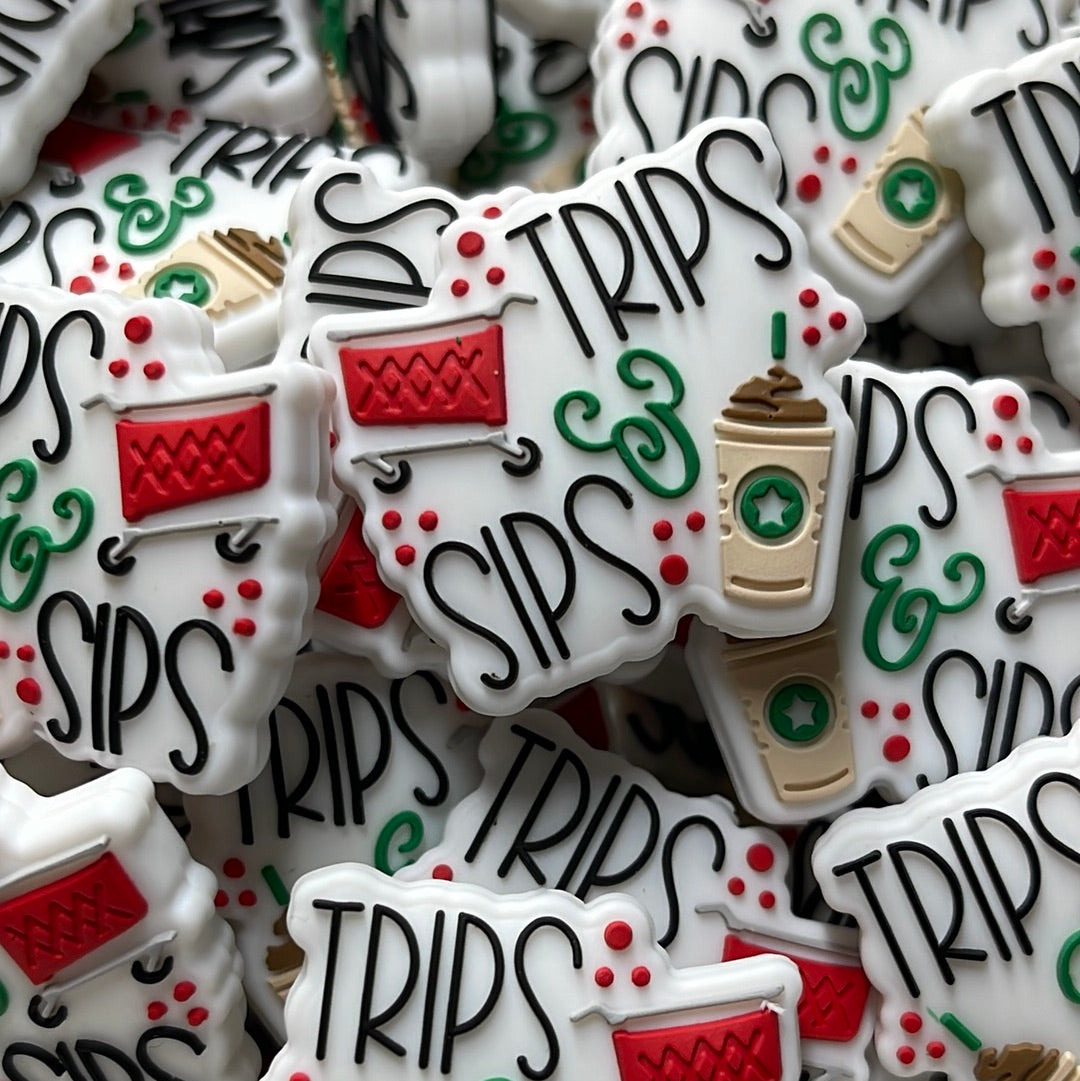 Trips & Sips Silicone Bead