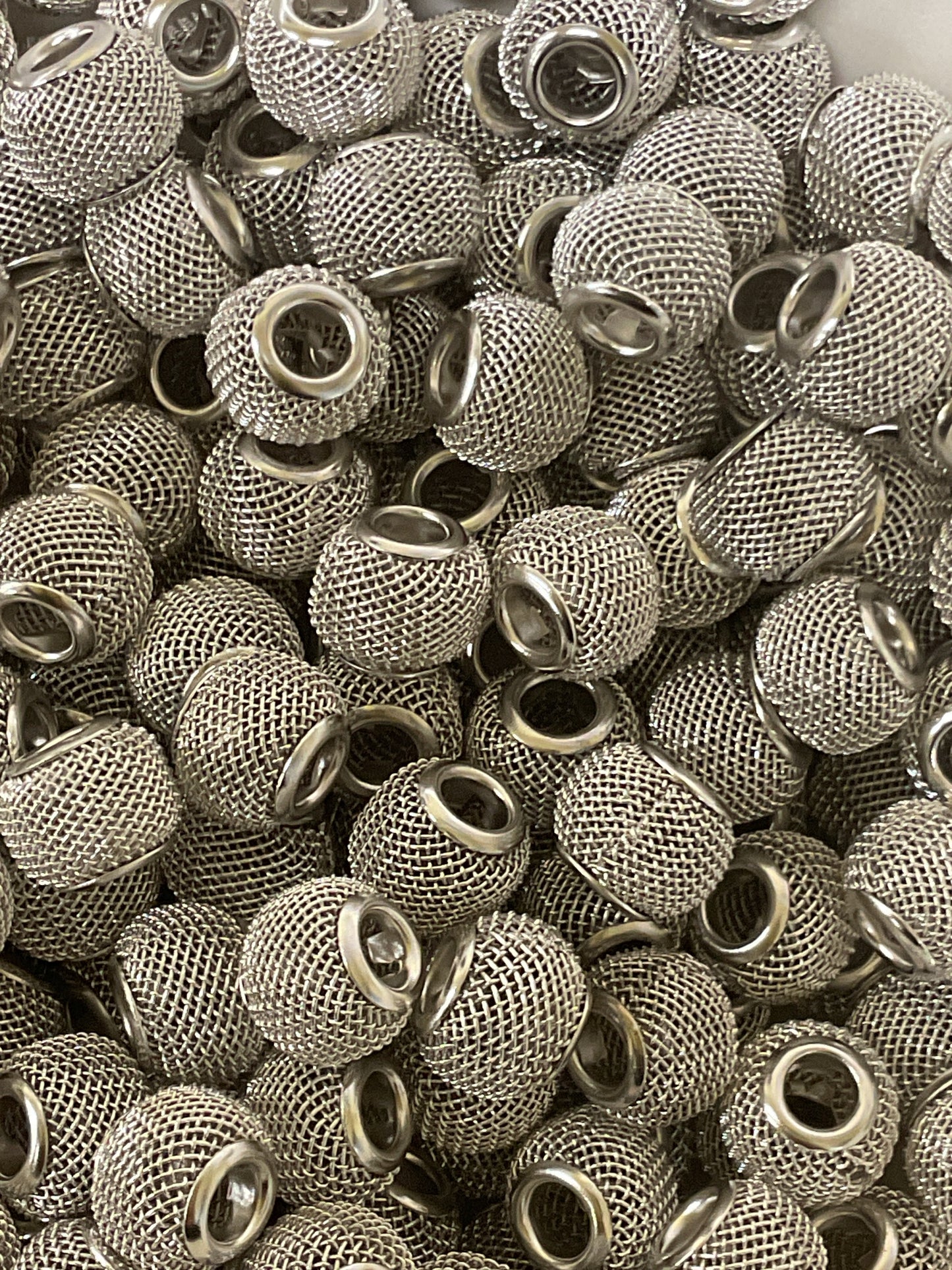 Metal Decorative Spacers Bead - 12mm - 10 pack