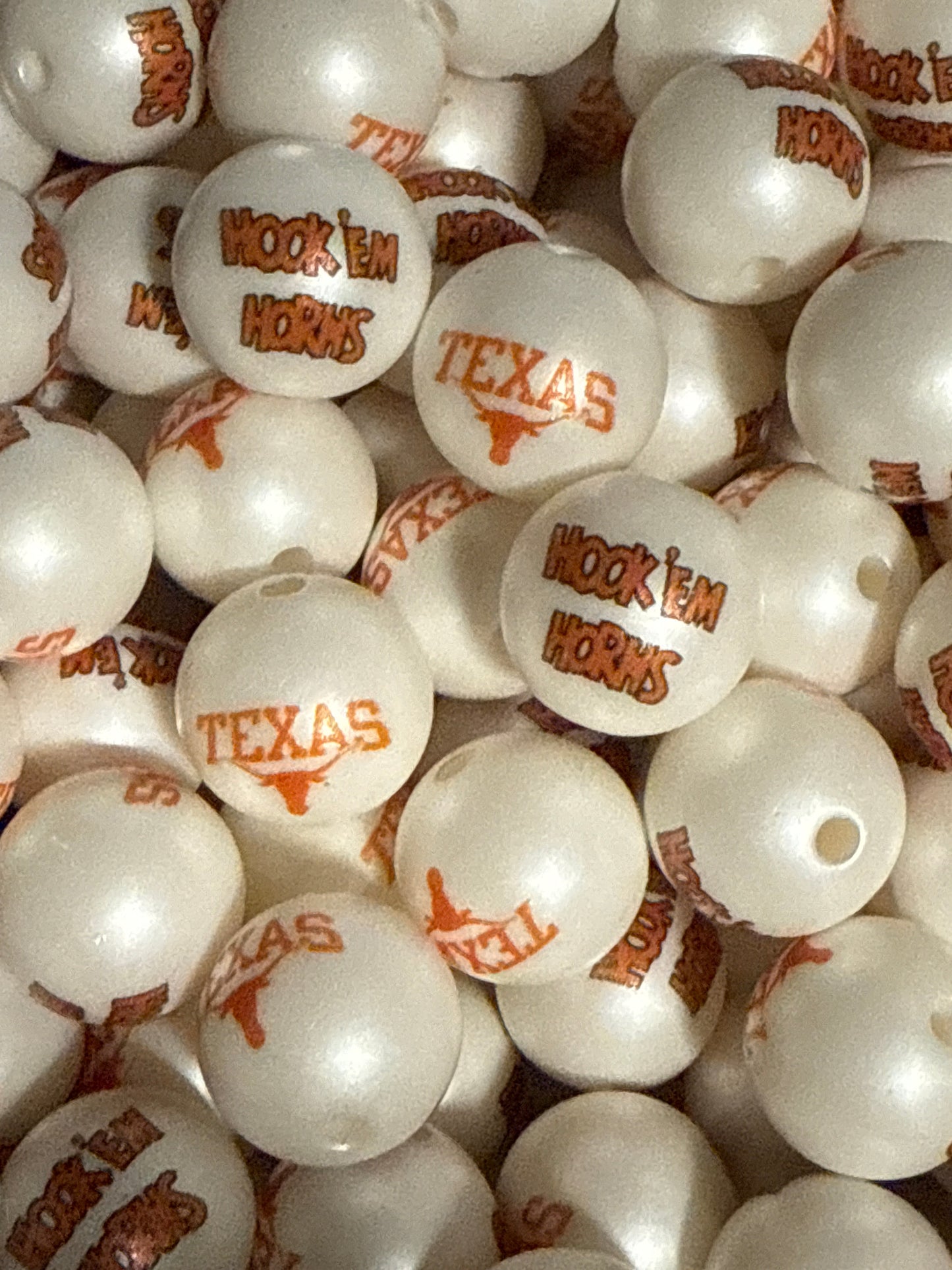 Acrylic Team Double Sided Bead - 16mm - RD Creations Exclusive