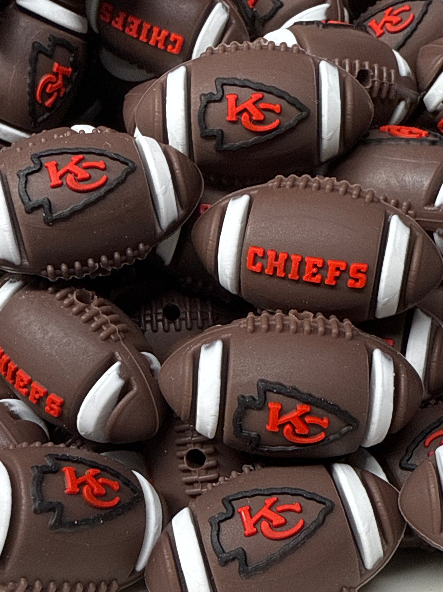 PublicChiefs 3D Football Silicone Focal