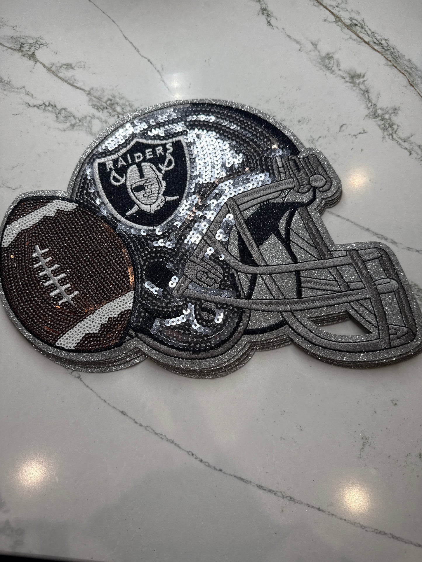RDRaiders Helmet Sequin Patch Large