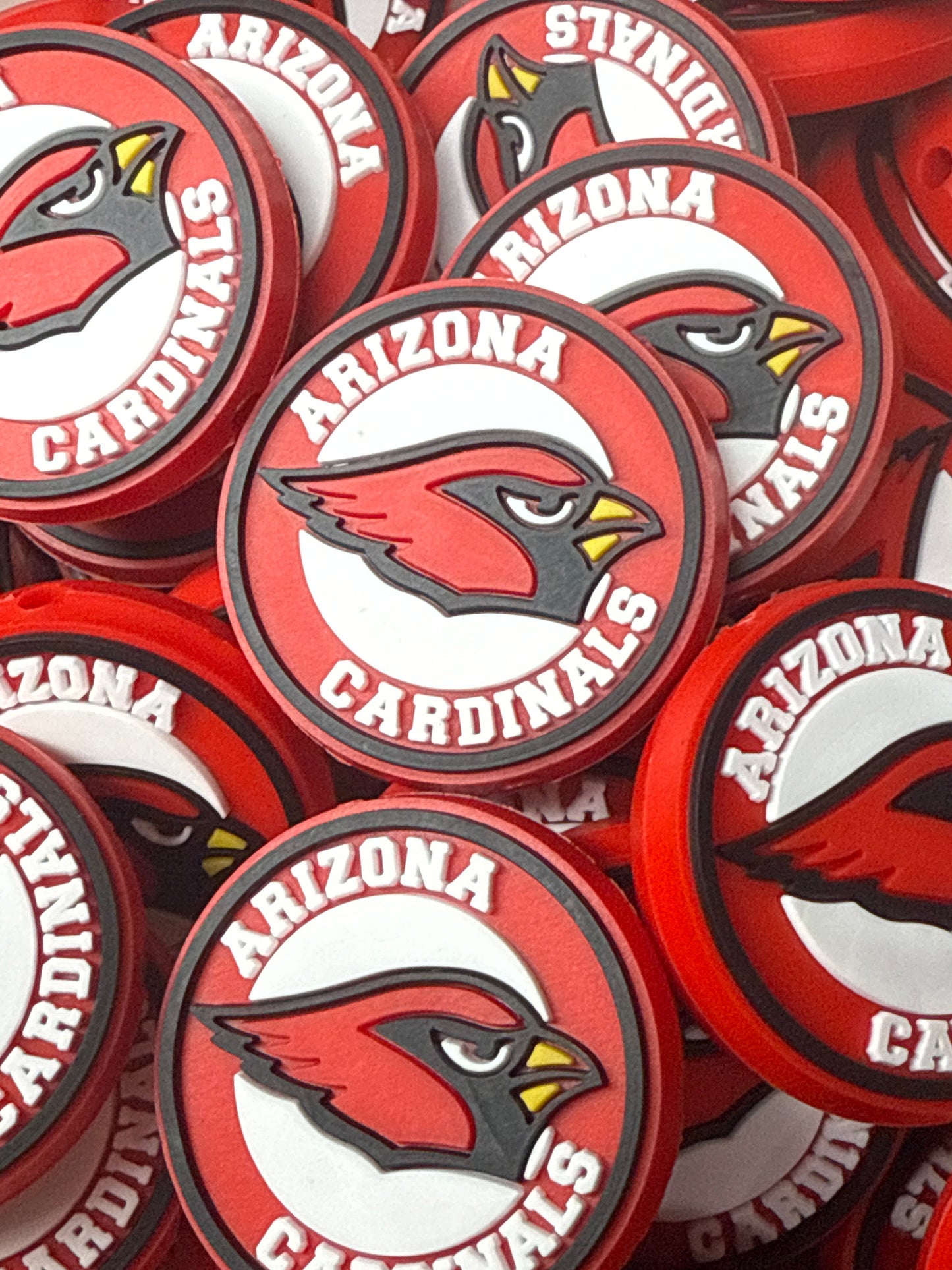 PublicCardinals Football Round PVC Focal
