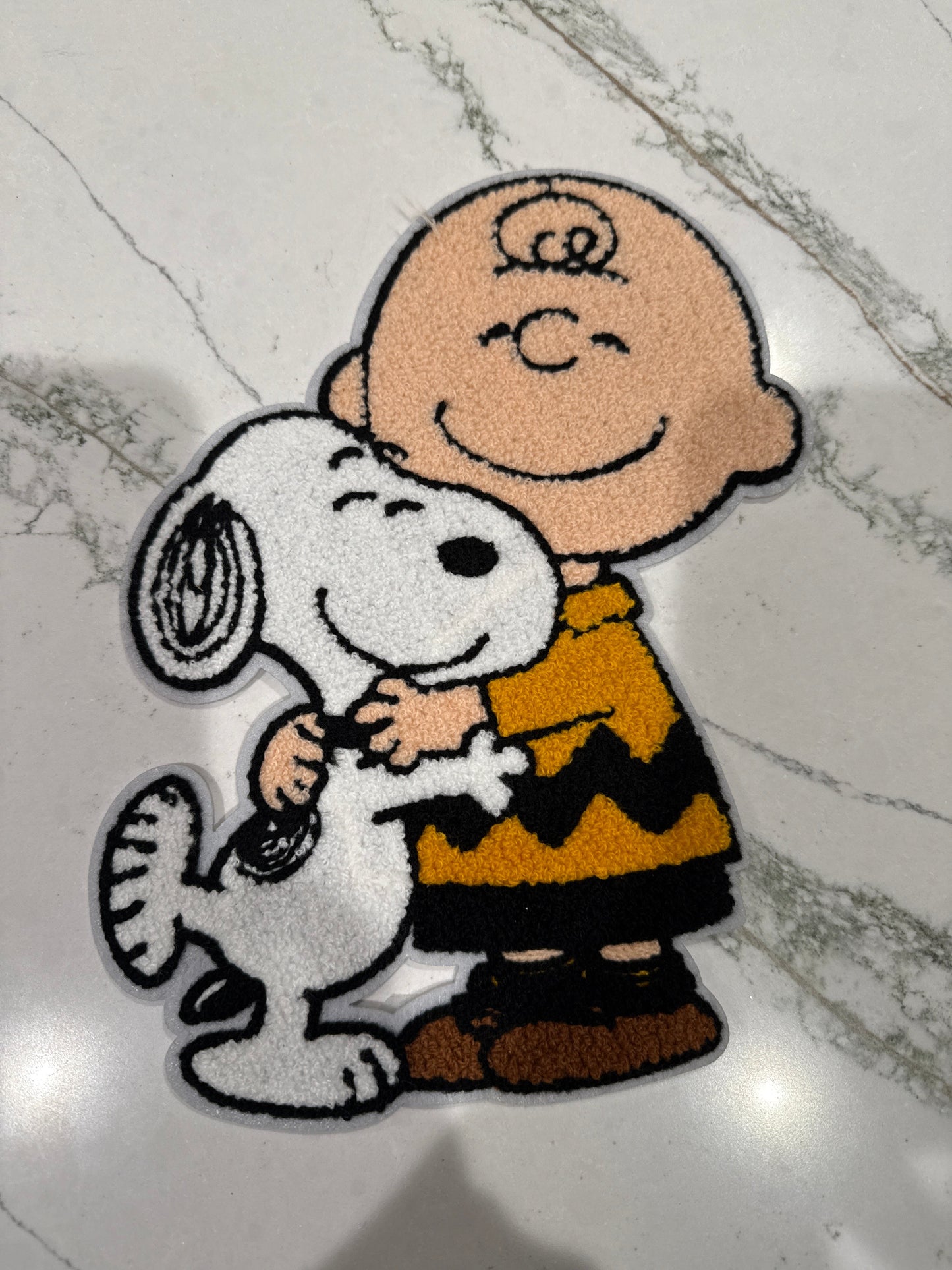 RDCharlieBrown&Snoopy Chenille Iron On Patch Large