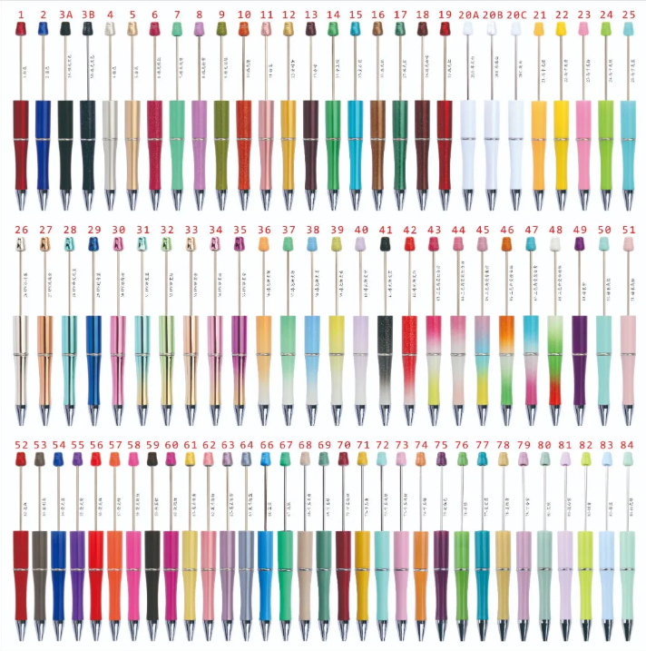 Plastic Beadable Pen Refills