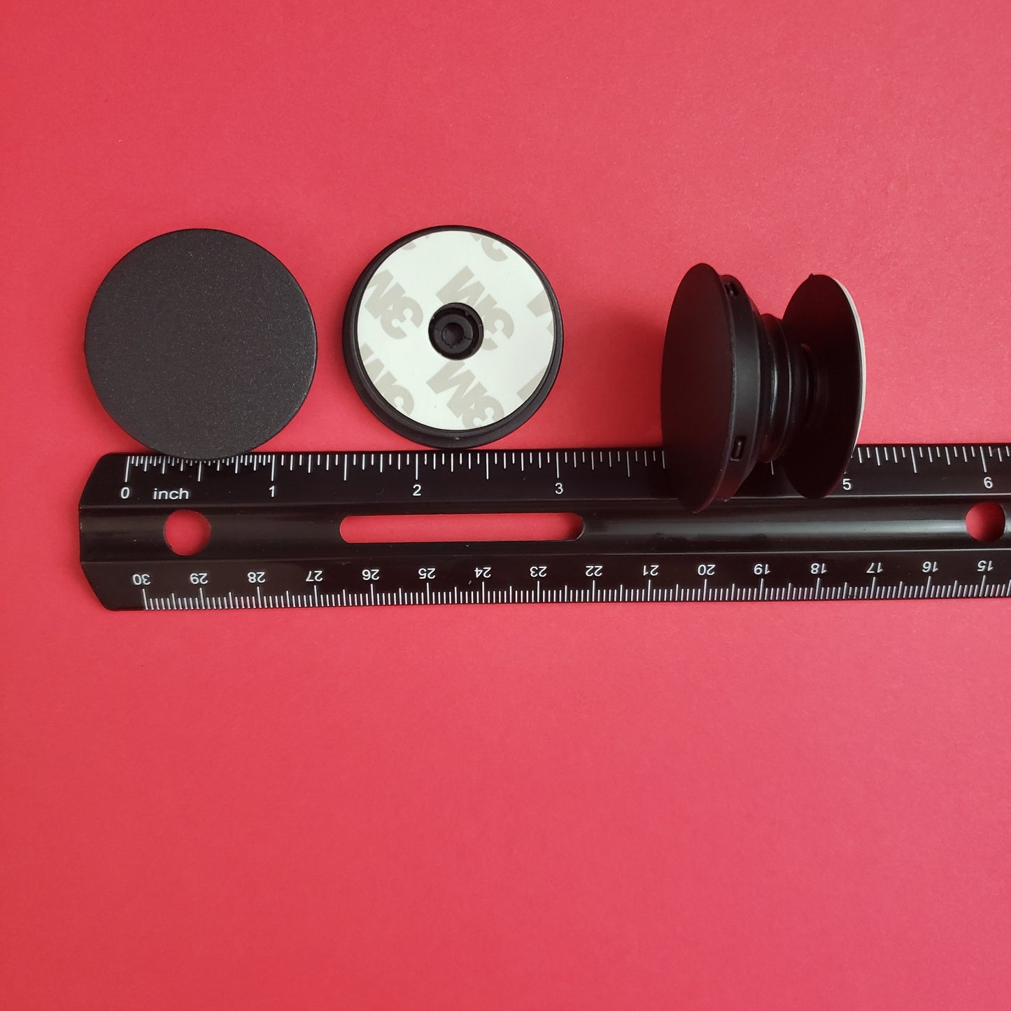 Round Black Phone Grips