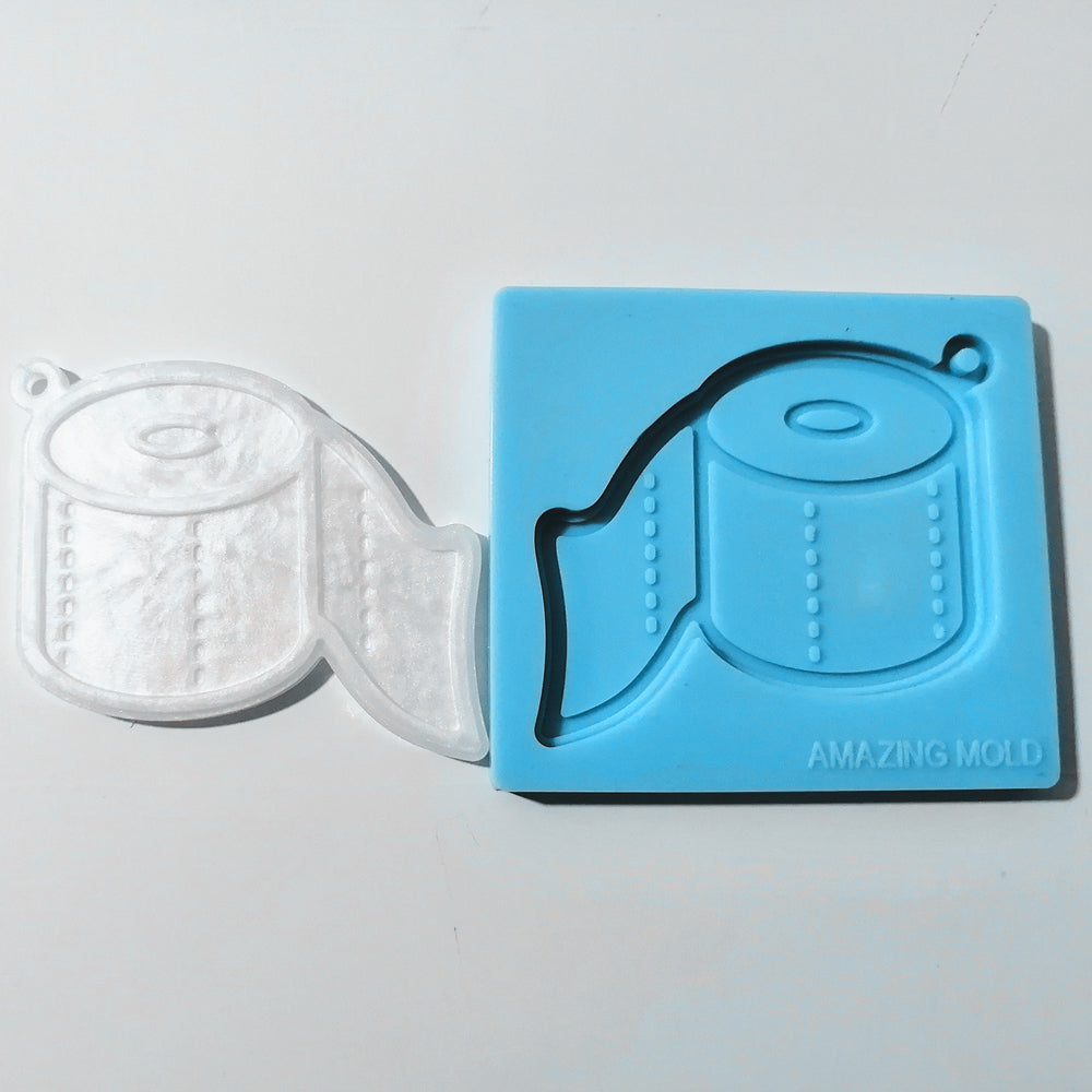 Mold - Toilet Paper Keychain Mold M7