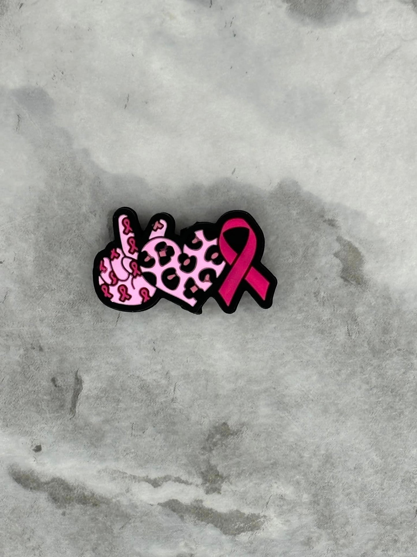 Awareness - Peace Love Ribbon Breast Cancer Awareness