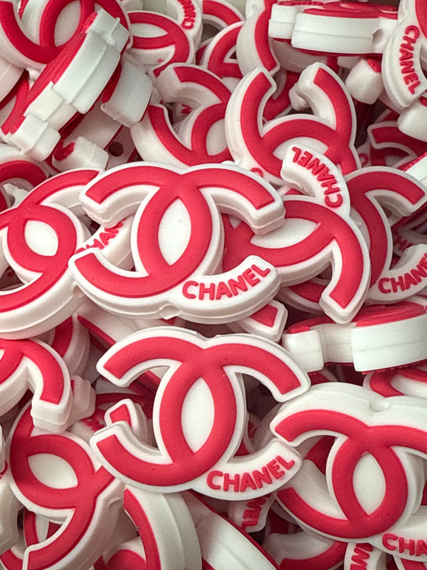 PublicChanel Hot Pink Silicone Focal