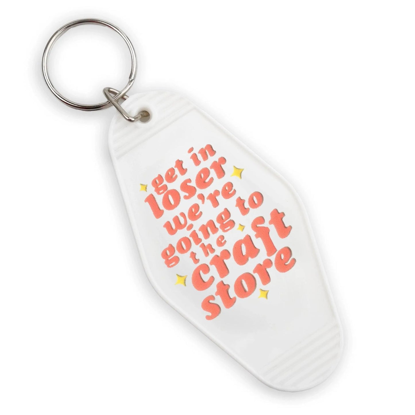 Master Maker Crafts - UV DTF Decal - Going To The Craft Store 4 Set 2" (Keychain NOT Inclued)