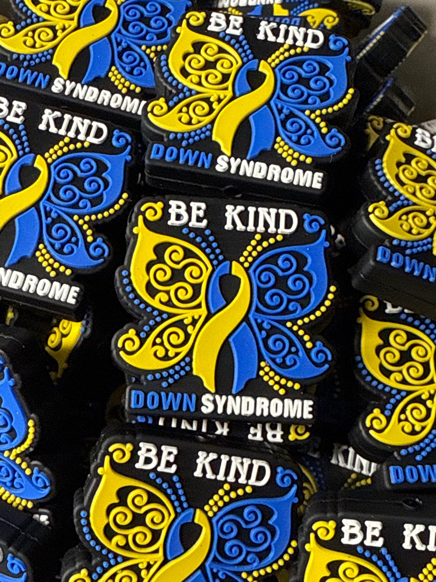 Be Kind Down Syndrome Silicone Focal