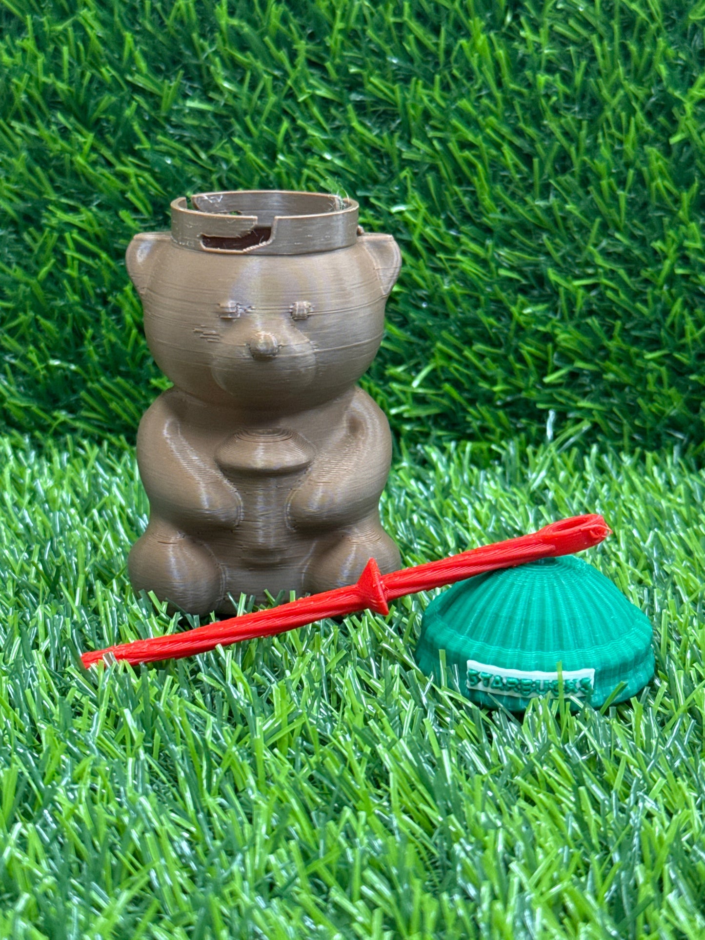 Starbucks Bearista Ornament 3D Printed