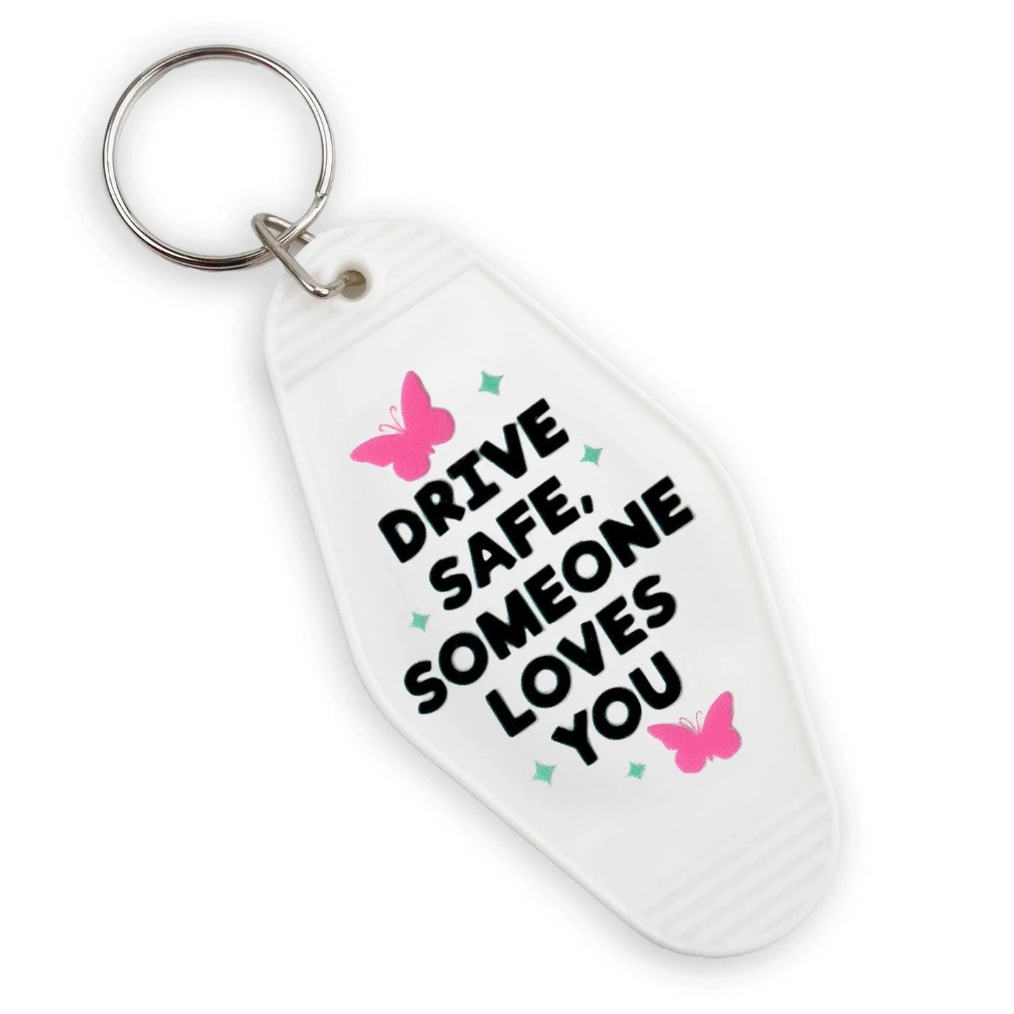 Master Maker Crafts - UV DTF Decal - Drive Safe, Love You 4 Set 2" (Keychain NOT Inclued)