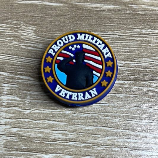 Proud to be a Veteran PVC Focal