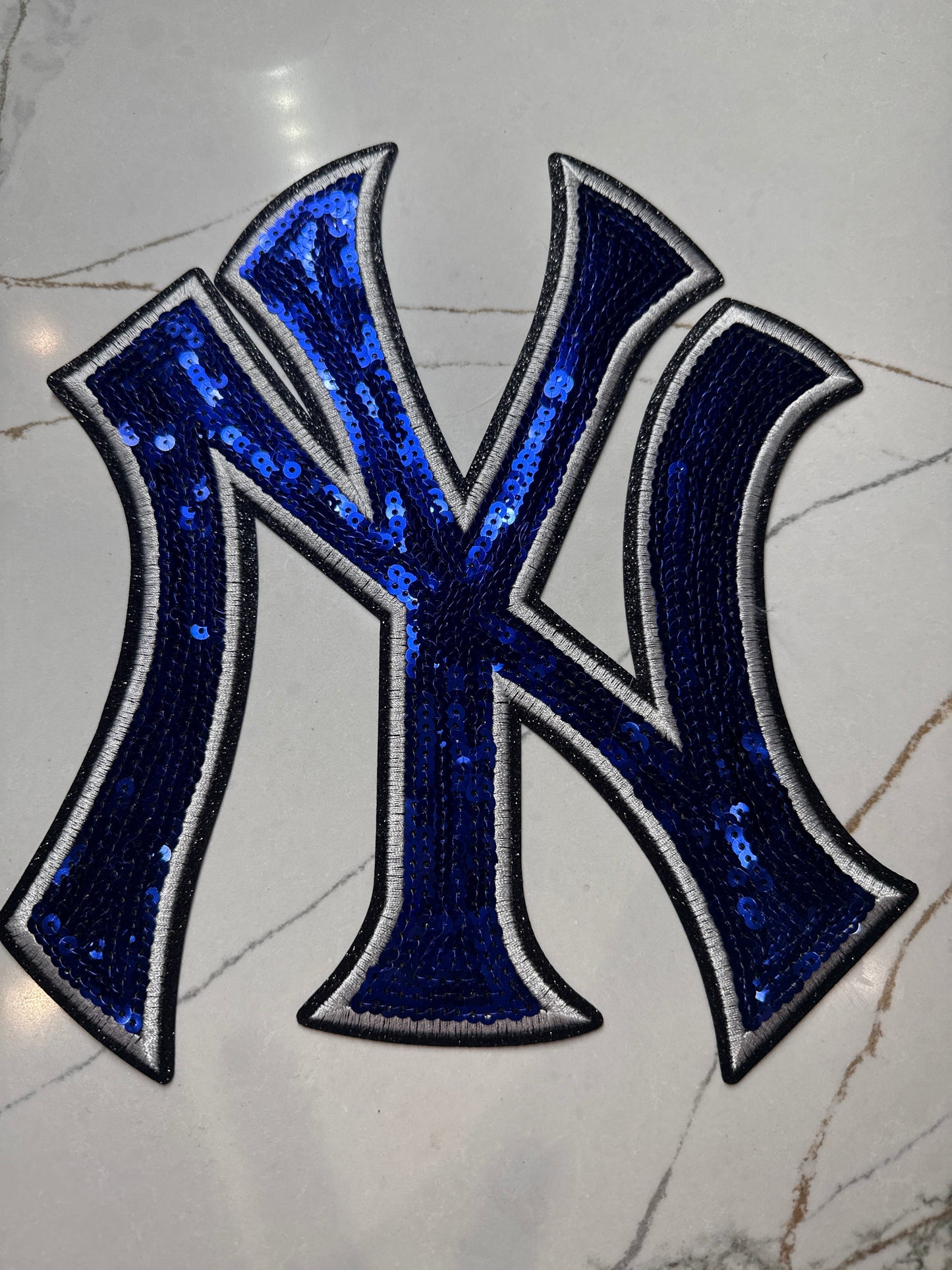 RDNYYankees Sequin Iron On Patch Large