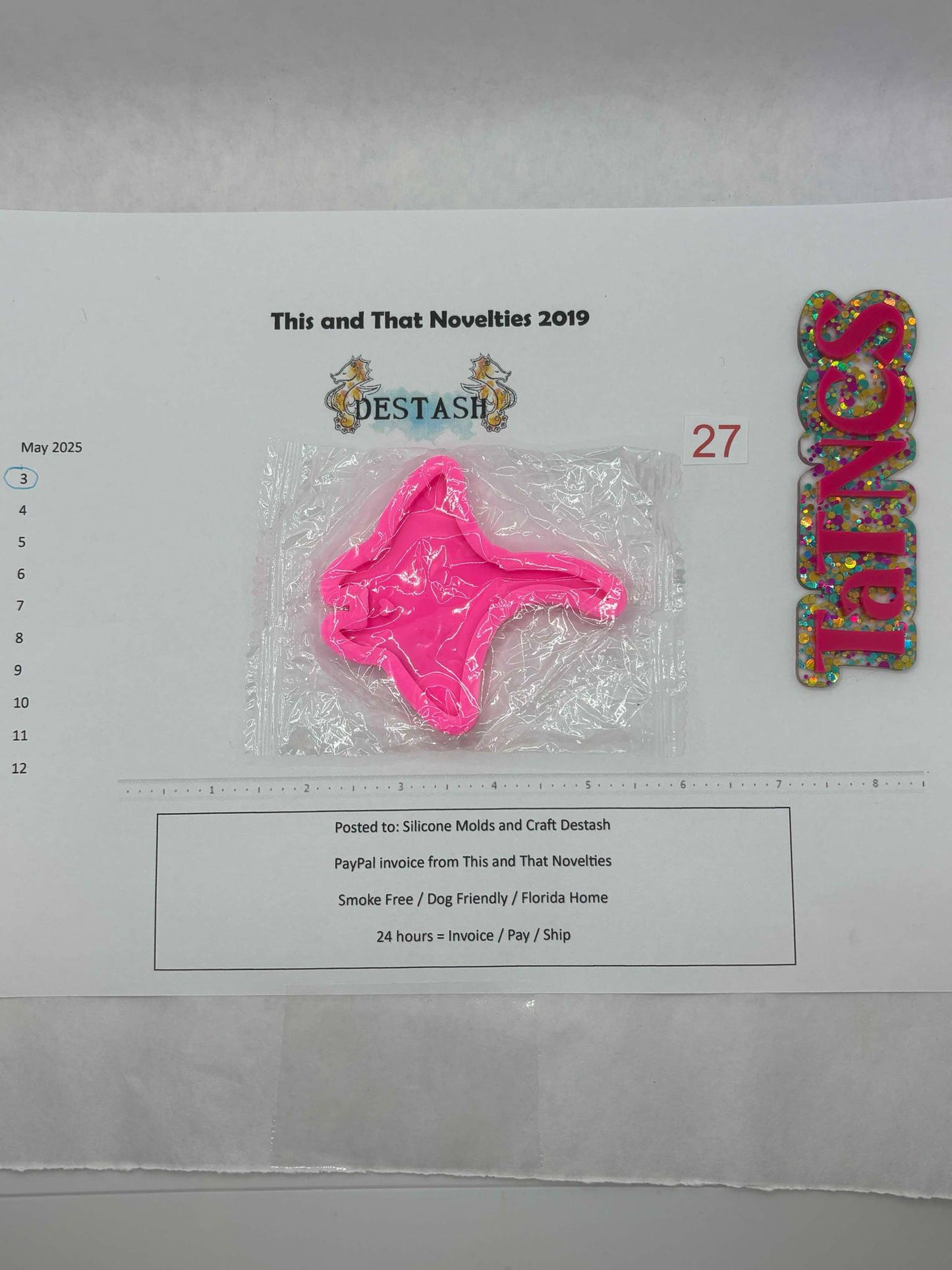 Mold - Stingray Keychain Mold