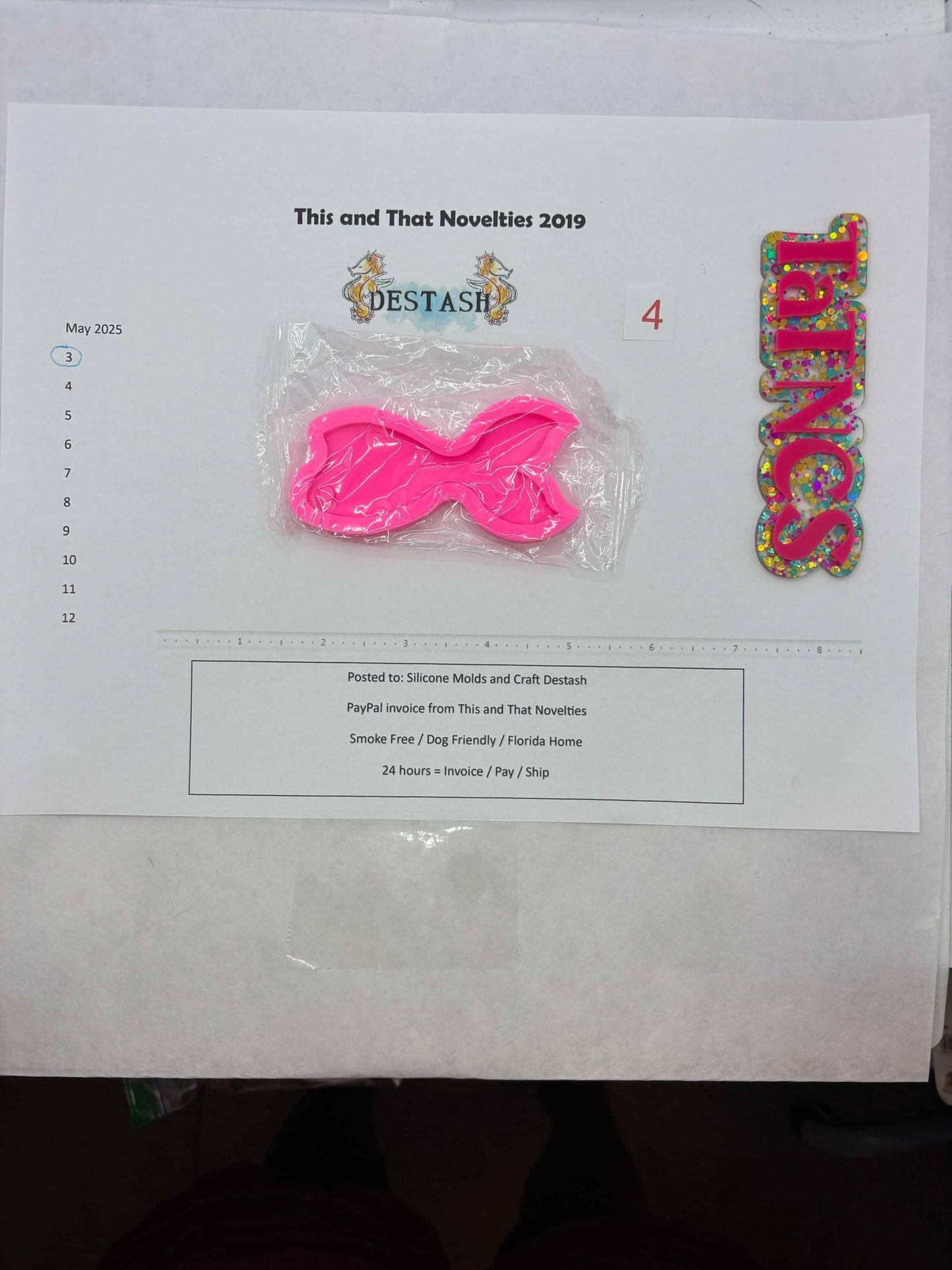 Mold - Mermaid Keychain Mold