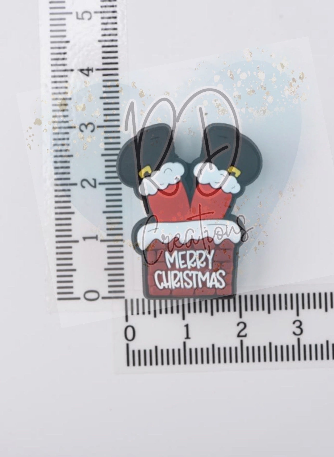 Christmas Chimney Santa PVC Focal - RD Creations Exclusive