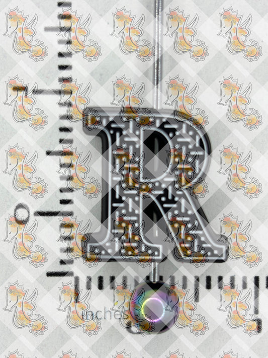 Alphabet R Silicone Focal