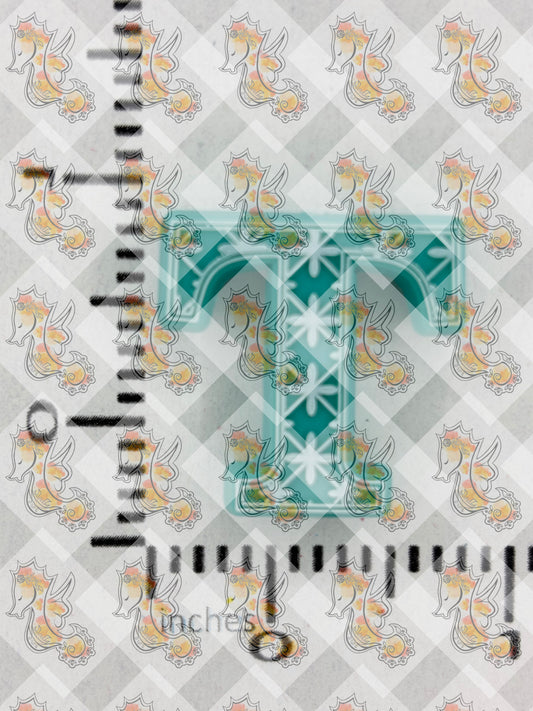 Alphabet T Silicone Focal