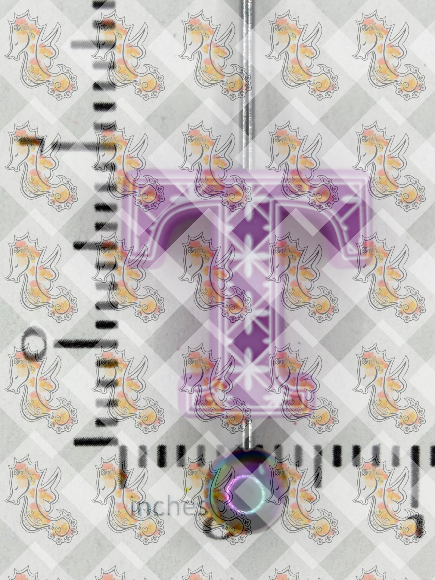 Alphabet T Silicone Focal - RD Creations Collab