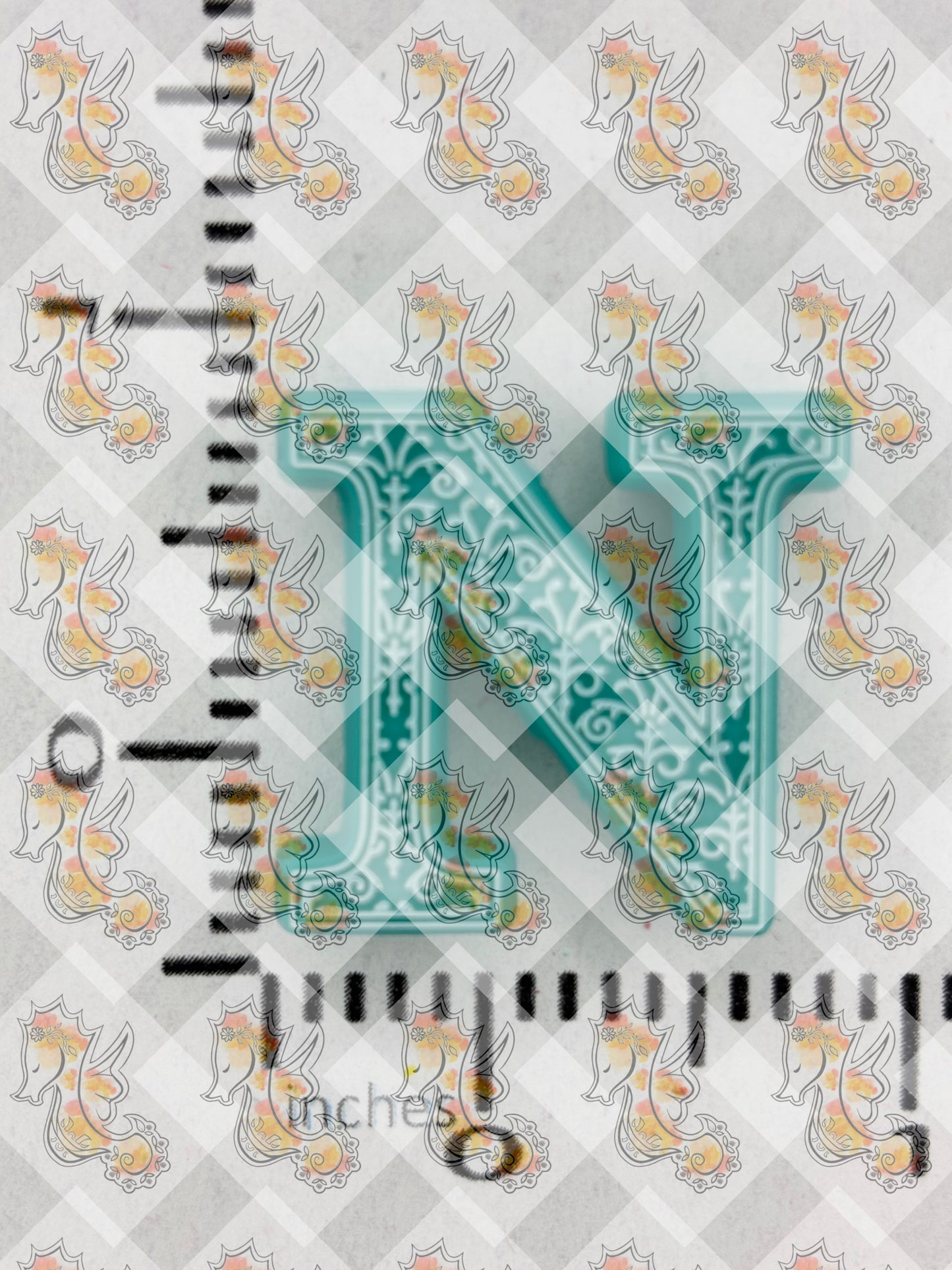 Alphabet N Silicone Focal - RD Creations Collab