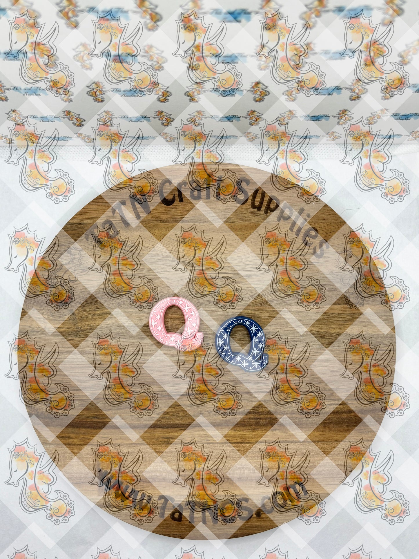 Alphabet Q Silicone Focal - RD Creations Collab