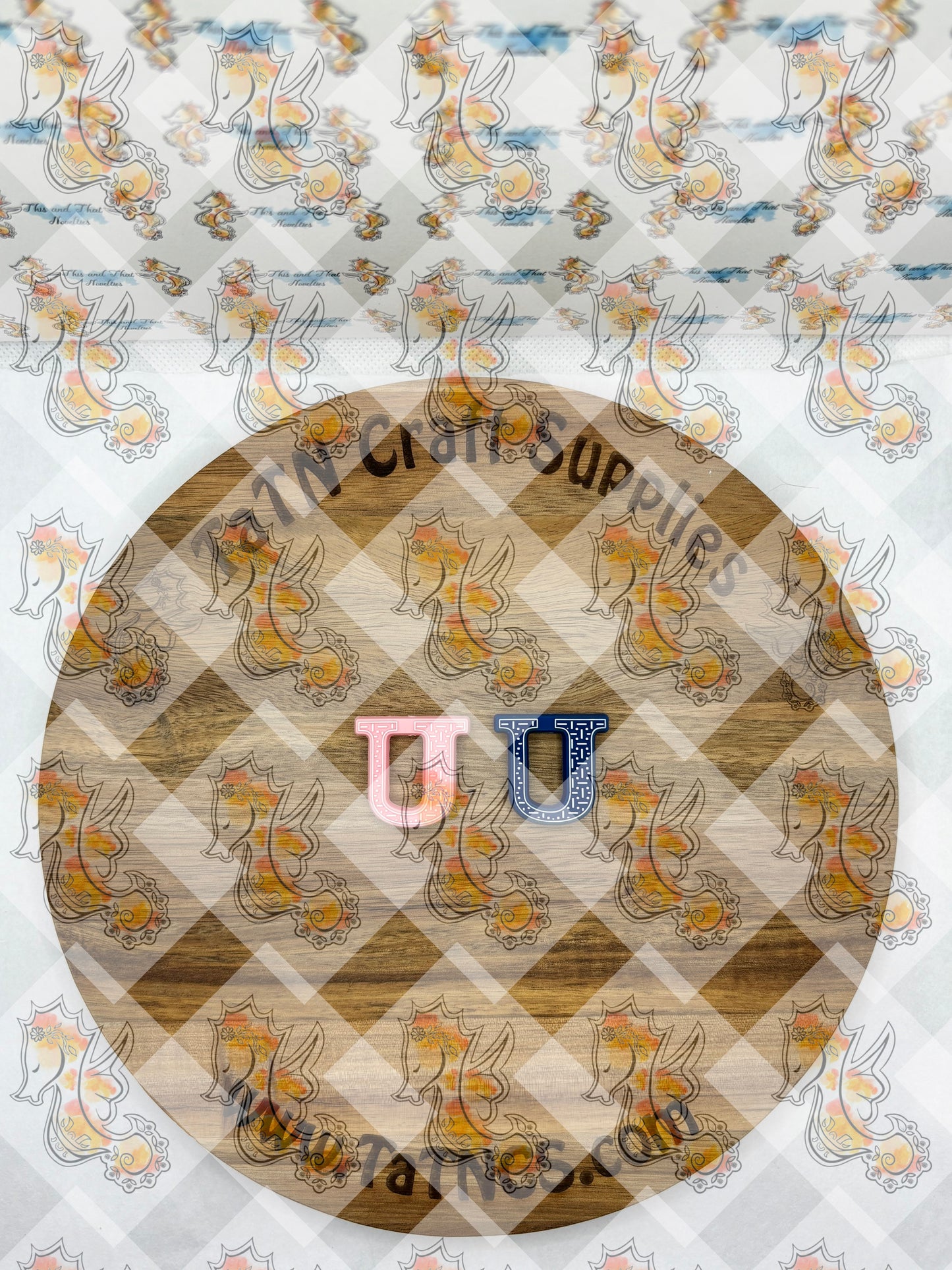 Alphabet U Silicone Focal - RD Creations Collab