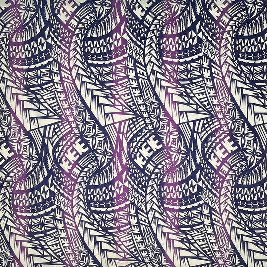 Traditional Polynesian Tattoo Fabric | Muslin Cotton